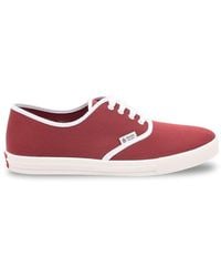 Prada - 'Imprint' Cotton Sneakers - Lyst