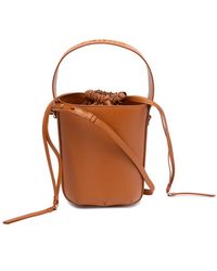 Chloé Sense Drawstring Bucket Bag in Brown | Lyst