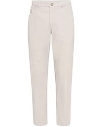 Brunello Cucinelli - Ribbed Trousers - Lyst