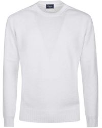 Drumohr - Long Sleeve Crew-Neck Sweater - Lyst