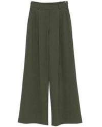 Patrizia Pepe - Pleated Wide-Leg Trousers - Lyst