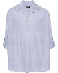 Fendi - Striped Polo Shirt - Lyst