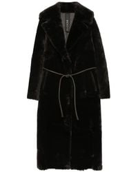 Blancha - Shearling Coat - Lyst