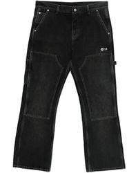 Off-White c/o Virgil Abloh - Off 'Gothic Ow' Flare Carpenter Jeans - Lyst
