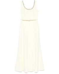 Roland Mouret - Embellished Heavy Cady Midi Dress - Lyst