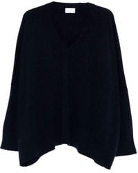 Malo - Long Sleeve V-Neck Sweater - Lyst