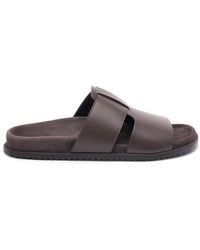 Dolce & Gabbana - Leather Sandals - Lyst