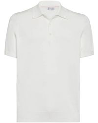 Brunello Cucinelli - Lightweight Knit Polo - Lyst