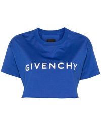 Givenchy - ` Archetype` Cropped T-Shirt - Lyst