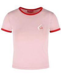 DIESEL - 'T-Uncuties-Long-S12' T-Shirt - Lyst