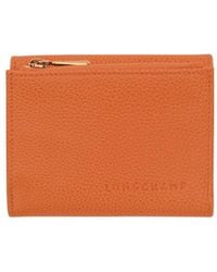 Longchamp - 'Le Foulonné' Compact Wallet - Lyst