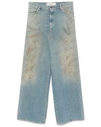 Golden Goose - 'Journey' 'Melody' Boyfriend Jeans With Studs On Side - Lyst
