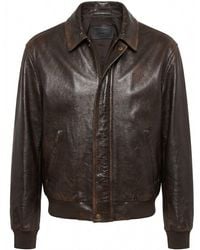 Prada - Leather Jacket - Lyst