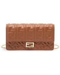 Fendi - 'Baguette' Wallet On Chain - Lyst