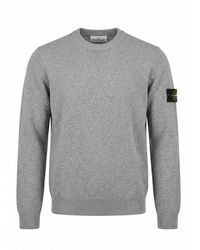 Stone Island - Textured Stitch Crew Neck - Lyst
