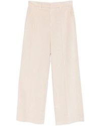 Brunello Cucinelli - Corduroy Loose Pants With Monili - Lyst