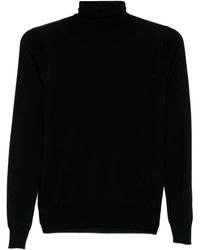 Drumohr - Long Sleeve Turtle-Neck Sweater - Lyst