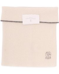 Brunello Cucinelli - Cashmere Rib Knit Neck Warmer - Lyst