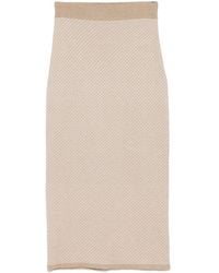 Fendi - 'Micro Ff' Skirt - Lyst