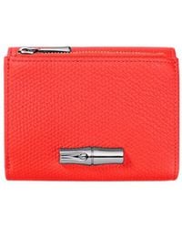 Longchamp - 'Le Roseau' Compact Wallet - Lyst