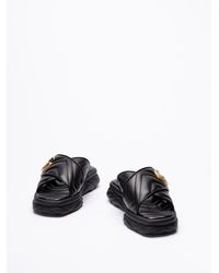 Gucci - `Marmont` Slide Sandals - Lyst