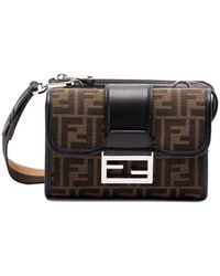 Fendi - 'Double Jacquard Ff 19' Flap Bag - Lyst