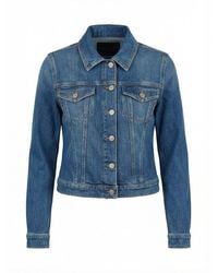 Dondup - Slim Denim Jacket - Lyst