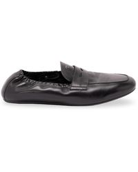 Prada - Shuffle Antiqued Leather Loafers - Lyst