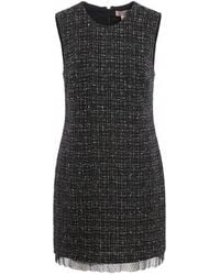 Twinset - Bouclé Dress With Tulle - Lyst