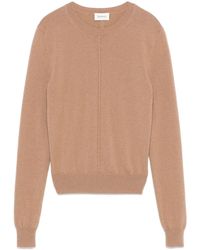 Saint Laurent - Openwork Cashmere Sweater - Lyst