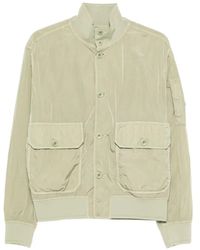 C.P. Company - 'Chrome-R' Button Bomber Jacket - Lyst