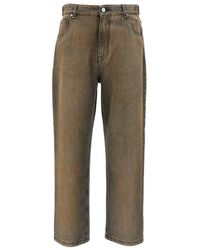Fendi - 'Marble Overdye' Denim Pants - Lyst