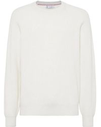Brunello Cucinelli - Ribbed Crew-Neck Jumper - Lyst