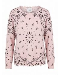 Kujten - 'Mela Bandana' Round Neck Sweater - Lyst