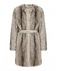 Twinset - Eco-Fur Coat - Lyst