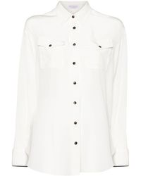 Brunello Cucinelli - Long Sleeve Shirt - Lyst