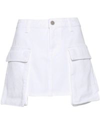 3x1 - `Celine Cargo` Denim Mini Skirt - Lyst
