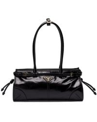 ハンドバッグ PRADA GREEN LEATHER MEDIUM RADA CAREY HANDBAG Prada Leather Medium Rada Carey Handbag in Green | Lyst UK