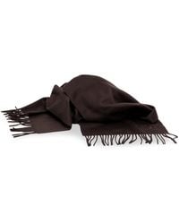 Max Mara - Cashmere Stole With Monogram Embroidery - Lyst