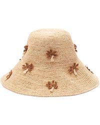 Alanui - 'Shadow Of The Palm' Raffia Hat - Lyst