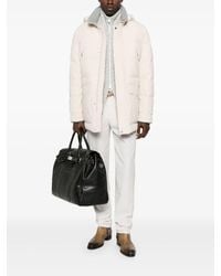 Brunello Cucinelli - Padded Jacket With Detachable Hood - Lyst