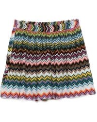 Missoni - Short À Chevrons - Lyst