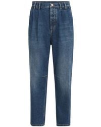 Brunello Cucinelli - Denim Pants - Lyst