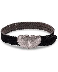 KATE CATE - 'Queen Of Hearts' Braided Belt - Lyst