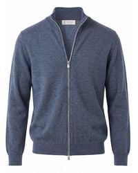 Brunello Cucinelli - Zip-Front Cardigan - Lyst