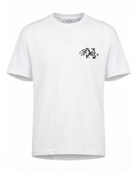 Off-White c/o Virgil Abloh - 'Stroke 2 Arrow Skate' T-Shirt - Lyst