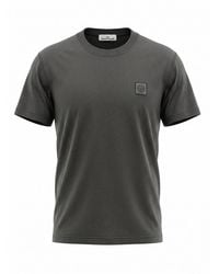 Stone Island - Organic Cotton Jersey T-Shirt - Lyst