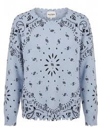 Kujten - 'Mela Bandana' Round Neck Sweater - Lyst
