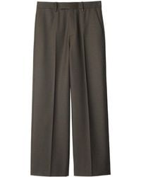 Burberry - Wool Tailored Trousers - Lyst