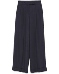 Peserico - Wide-Leg Tailored Palazzo Pants - Lyst
